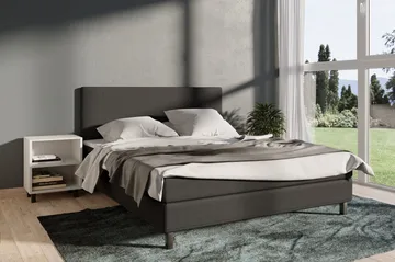 Select No 1 Kontinentalsäng 210x210 - Mörkgrå - Products - Möbler - Säng - Kontinentalsäng