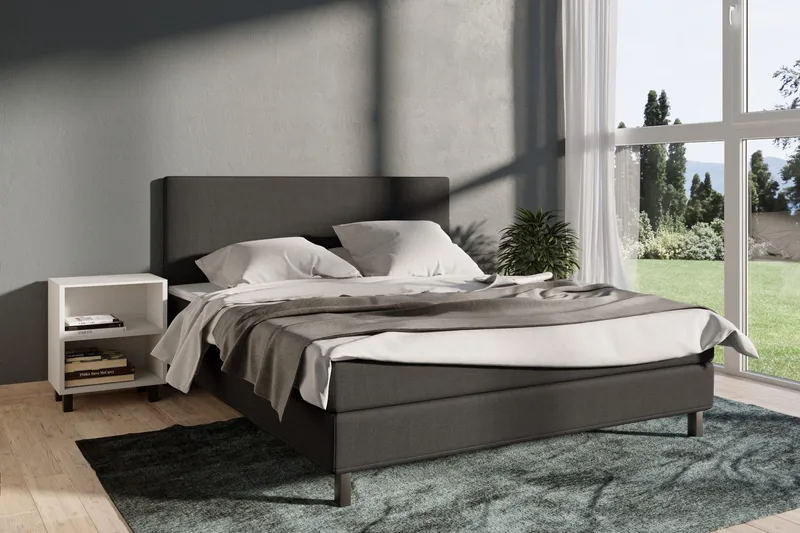 Select No 1 Kontinentalsäng 210x210 - Mörkgrå - Products - Möbler - Säng - Kontinentalsäng