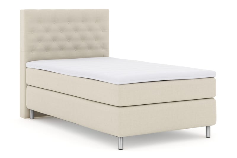 Select No 3 Komplett Sängpaket 120x200 Fast - Beige/Metall - Products - Möbler - Säng - Enkelsäng