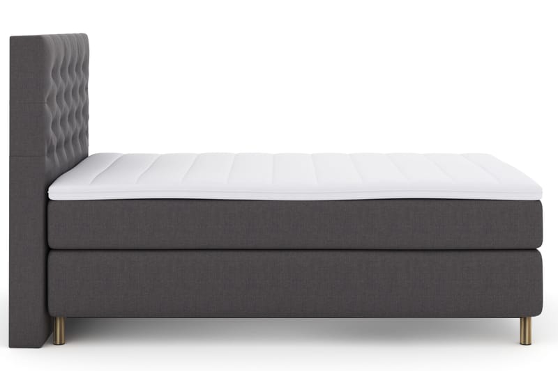 Select No 3 Komplett Sängpaket 120x200 Fast - Mörkgrå/Koppar - Products - Möbler - Säng - Enkelsäng
