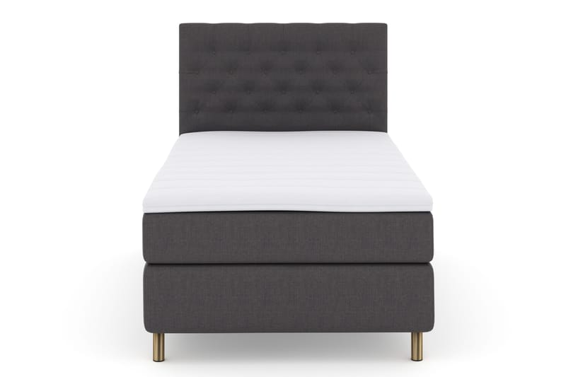 Select No 3 Komplett Sängpaket 120x200 Fast - Mörkgrå/Koppar - Products - Möbler - Säng - Enkelsäng