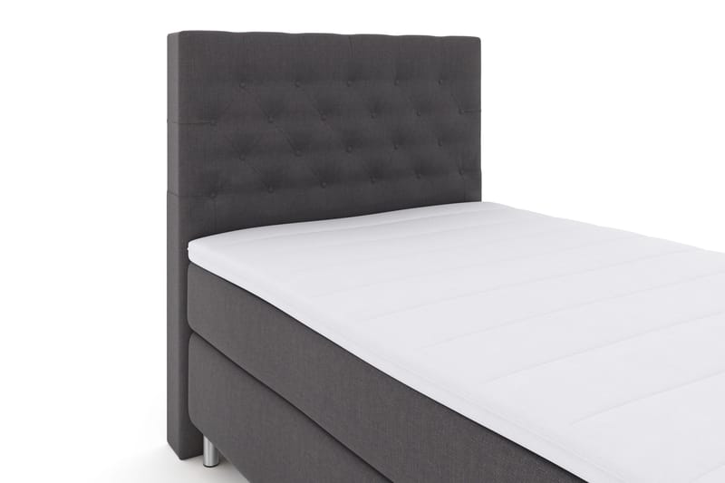 Select No 3 Komplett Sängpaket 120x200 Fast - Mörkgrå/Metall - Products - Möbler - Säng - Enkelsäng