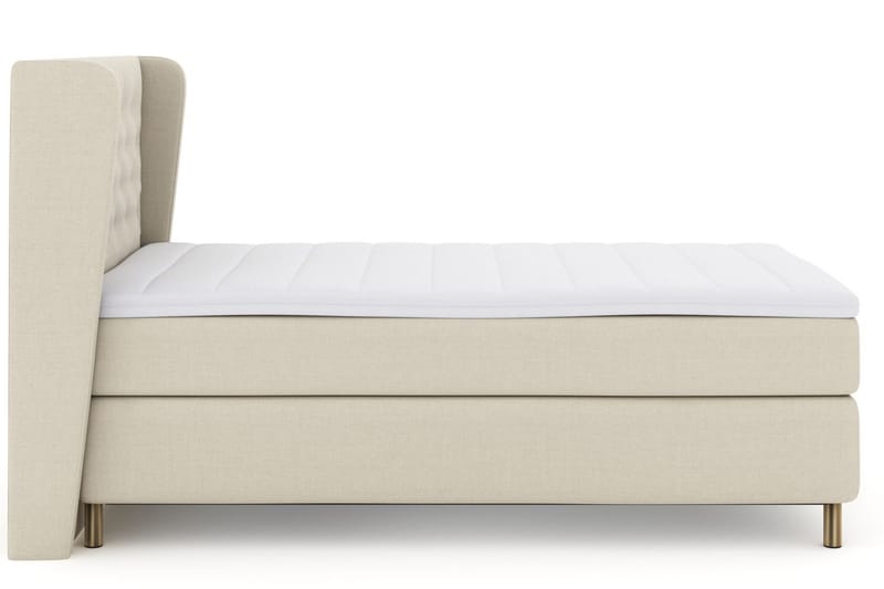 Select No 3 Komplett Sängpaket 120x200 Medium - Beige/Koppar - Products - Möbler - Säng - Enkelsäng