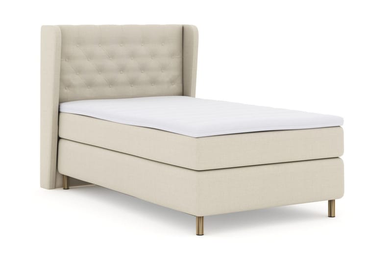 Select No 3 Komplett Sängpaket 120x200 Medium - Beige/Koppar - Products - Möbler - Säng - Enkelsäng