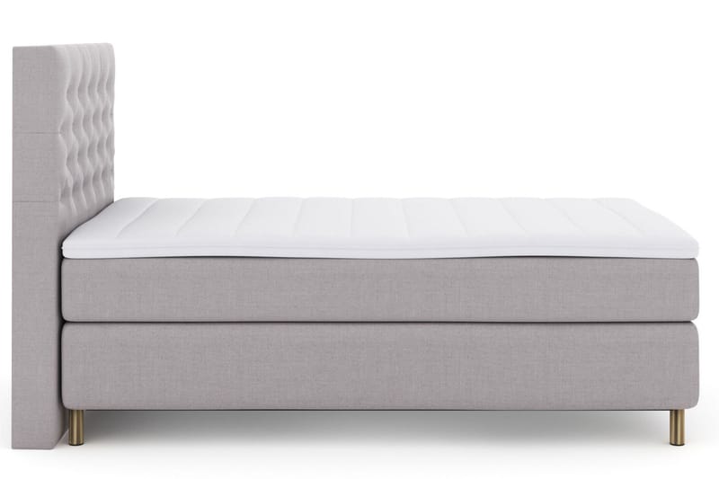 Select No 3 Komplett Sängpaket 120x200 Medium - Ljusgrå/Koppar - Products - Möbler - Säng - Enkelsäng