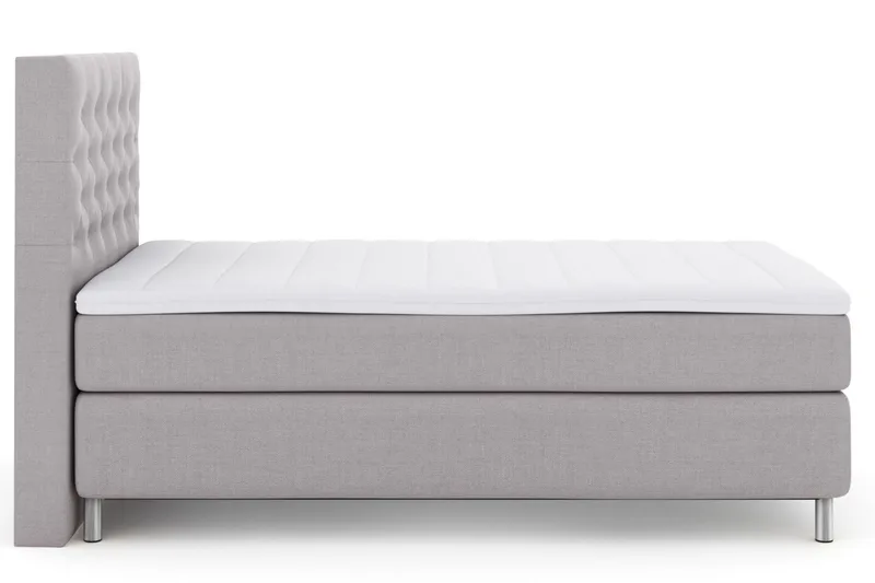 Select No 3 Komplett Sängpaket 120x200 Medium - Ljusgrå/Metall - Products - Möbler - Säng - Enkelsäng