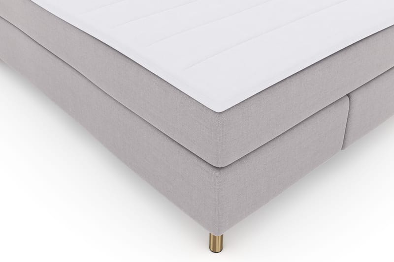 Select No 3 Komplett Sängpaket 140x200 Fast - Ljusgrå/Koppar - Products - Möbler - Säng - Kontinentalsäng