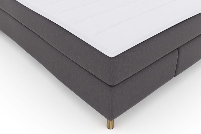 Select No 3 Komplett Sängpaket 140x200 Fast - Mörkgrå/Koppar - Products - Möbler - Säng - Kontinentalsäng