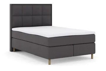 Select No 3 Komplett Sängpaket 140x200 Fast - Mörkgrå/Koppar - Products - Möbler - Säng - Kontinentalsäng