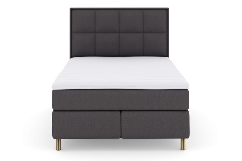 Select No 3 Komplett Sängpaket 140x200 Fast - Mörkgrå/Koppar - Products - Möbler - Säng - Kontinentalsäng
