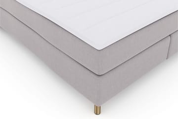 Select No 3 Komplett Sängpaket 160x200 Fast - Ljusgrå/Koppar - Products - Möbler - Säng - Kontinentalsäng