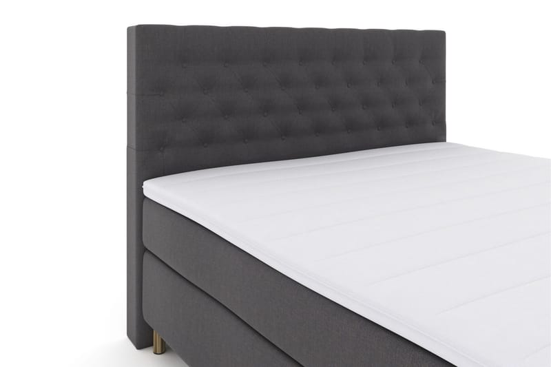 Select No 3 Komplett Sängpaket 160x200 Fast - Mörkgrå/Koppar - Products - Möbler - Säng - Kontinentalsäng