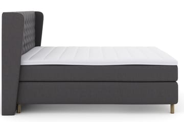 Select No 3 Komplett Sängpaket 160x200 Fast - Mörkgrå/Koppar - Products - Möbler - Säng - Kontinentalsäng