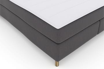 Select No 3 Komplett Sängpaket 160x200 Fast - Mörkgrå/Koppar - Products - Möbler - Säng - Kontinentalsäng