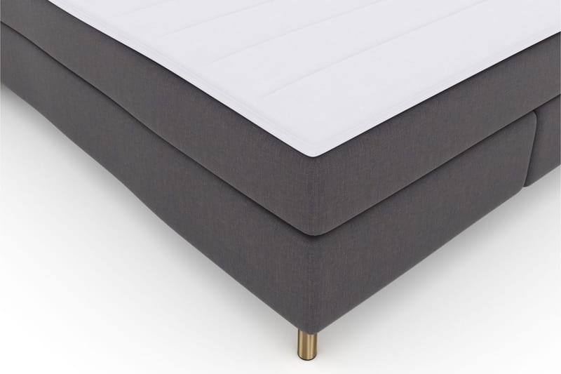 Select No 3 Komplett Sängpaket 160x200 Fast - Mörkgrå/Koppar - Products - Möbler - Säng - Kontinentalsäng
