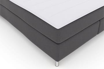 Select No 3 Komplett Sängpaket 160x200 Fast - Mörkgrå/Metall - Products - Möbler - Säng - Kontinentalsäng