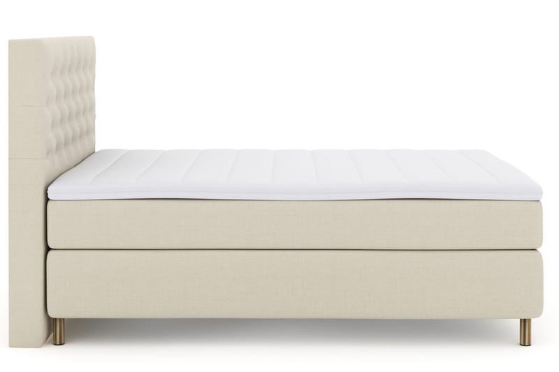 Select No 3 Komplett Sängpaket 160x200 Fast/Medium - Beige/Koppar - Products - Möbler - Säng - Kontinentalsäng