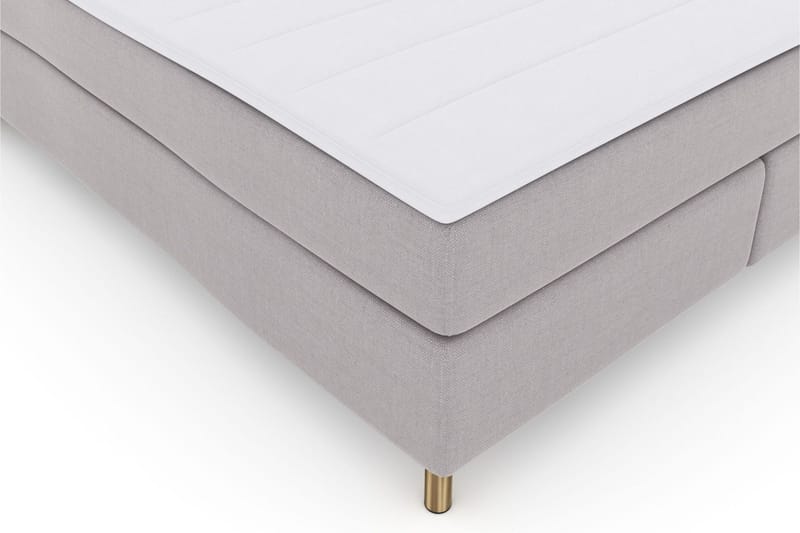 Select No 3 Komplett Sängpaket 160x200 Fast/Medium - Ljusgrå/Koppar - Products - Möbler - Säng - Kontinentalsäng
