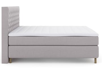 Select No 3 Komplett Sängpaket 160x200 Fast/Medium - Ljusgrå/Koppar - Products - Möbler - Säng - Kontinentalsäng