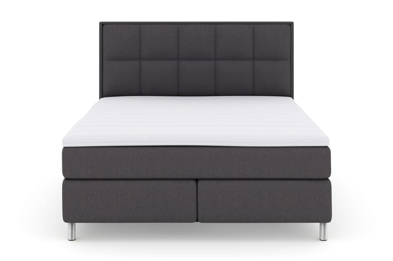 Select No 3 Komplett Sängpaket 180x200 Fast - Mörkgrå/Metall - Products - Möbler - Säng - Kontinentalsäng