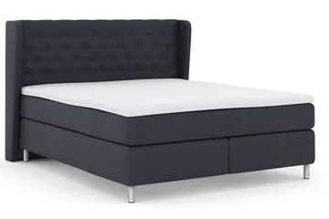Select No 3 Komplett Sängpaket 180x200 Medium - Blå/Metall - Products - Möbler - Säng - Kontinentalsäng