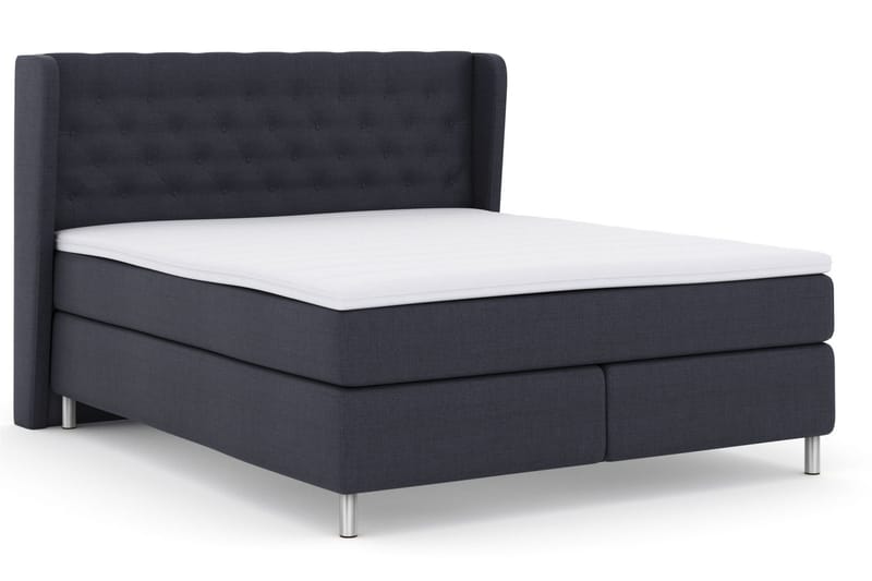 Select No 3 Komplett Sängpaket 180x200 Medium - Blå/Metall - Products - Möbler - Säng - Kontinentalsäng