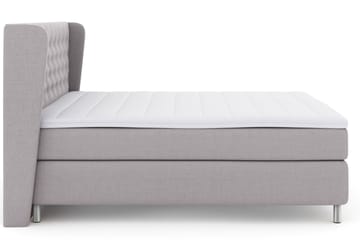 Select No 3 Komplett Sängpaket 180x200 Medium - Ljusgrå/Metall - Products - Möbler - Säng - Kontinentalsäng