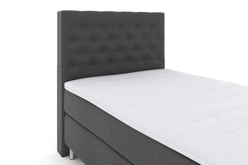 Select No 3 Kontinentalsäng 120x200 Medium - Mörkgrå/Metall - Products - Möbler - Säng - Enkelsäng