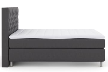 Select No 3 Kontinentalsäng 140x200 Fast - Mörkgrå/Metall - Products - Möbler - Säng - Kontinentalsäng