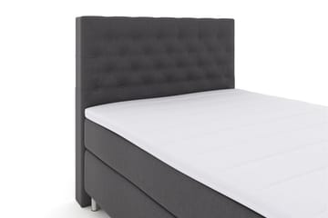 Select No 3 Kontinentalsäng 140x200 Fast - Mörkgrå/Metall - Products - Möbler - Säng - Kontinentalsäng