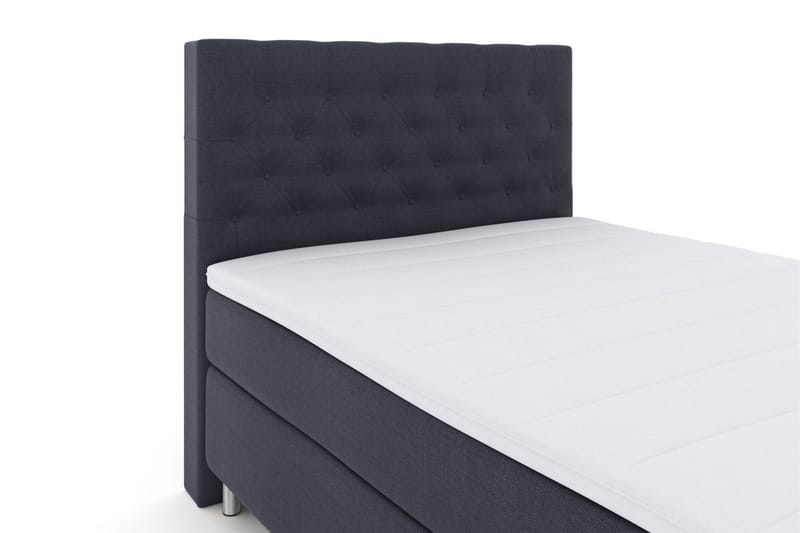 Select No 3 Kontinentalsäng 160x200 Fast/Medium - Blå/Metall - Products - Möbler - Säng - Kontinentalsäng