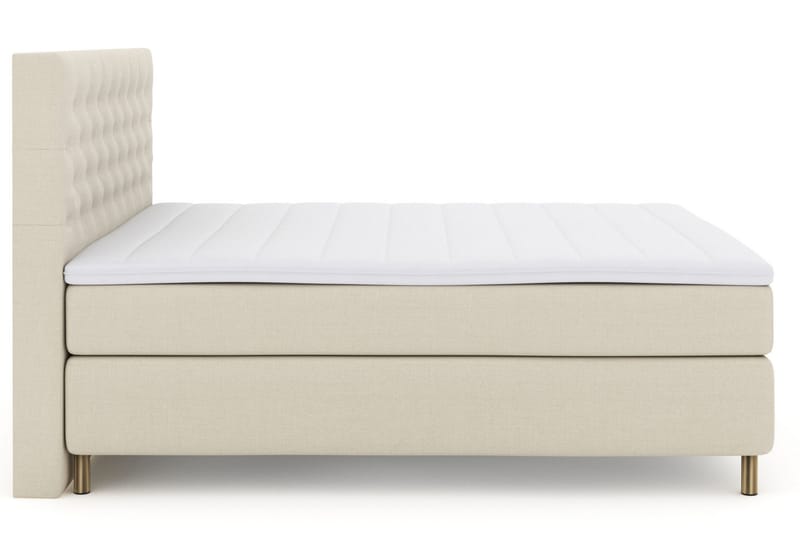 Select No 3 Kontinentalsäng 180x200 Medium - Beige/Koppar - Products - Möbler - Säng - Kontinentalsäng