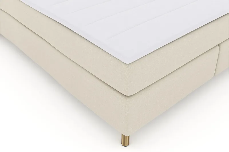 Select No 3 Kontinentalsäng 180x200 Medium - Beige/Koppar - Products - Möbler - Säng - Kontinentalsäng