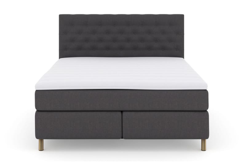 Select No 3 Kontinentalsäng 180x200 Medium - Mörkgrå/Koppar - Products - Möbler - Säng - Kontinentalsäng
