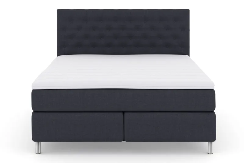 Select No 3 Kontinentalsäng 210x210 Fast, Blå/Metall