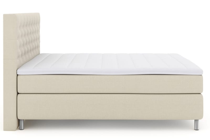 Select No 3 Kontinentalsäng 210x210 Medium - Beige/Metall - Products - Möbler - Säng - Kontinentalsäng