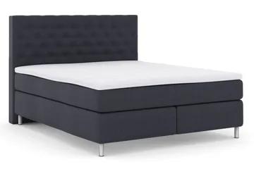 Select No 3 Kontinentalsäng 210x210 Medium - Blå/Metall - Products - Möbler - Säng - Kontinentalsäng