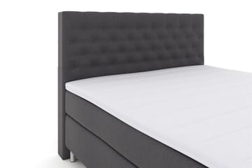 Select No 3 Kontinentalsäng 210x210 Medium - Mörkgrå/Metall - Products - Möbler - Säng - Kontinentalsäng