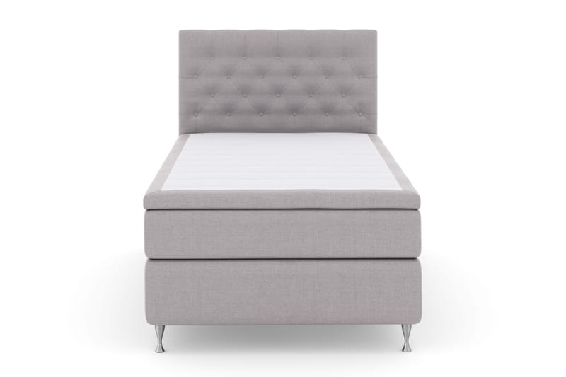 Select No 4 Komplett Sängpaket 120x200 Fast - Ljusgrå/Silver - Products - Möbler - Säng - Enkelsäng