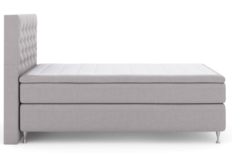 Select No 4 Komplett Sängpaket 120x200 Fast - Ljusgrå/Silver - Products - Möbler - Säng - Enkelsäng