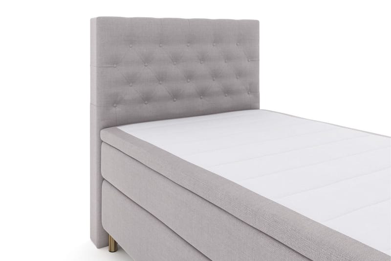 Select No 4 Komplett Sängpaket 120x200 Medium - Ljusgrå/Koppar - Products - Möbler - Säng - Enkelsäng