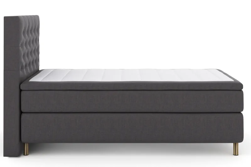 Select No 4 Komplett Sängpaket 120x200 Medium - Mörkgrå/Koppar - Products - Möbler - Säng - Enkelsäng