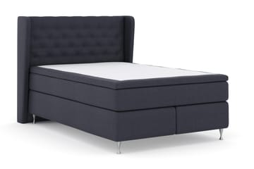 Select No 4 Komplett Sängpaket 140x200 Fast - Blå/Silver - Products - Möbler - Säng - Kontinentalsäng
