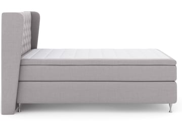 Select No 4 Komplett Sängpaket 140x200 Fast - Ljusgrå/Silver - Products - Möbler - Säng - Kontinentalsäng