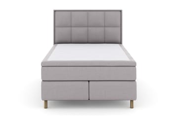 Select Rutig Sänggavel 140 cm - Ljusgrå