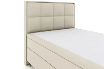Select No 4 Komplett Sängpaket 140x200 Medium - Beige/Metall V-form - Products - Möbler - Säng - Kontinentalsäng