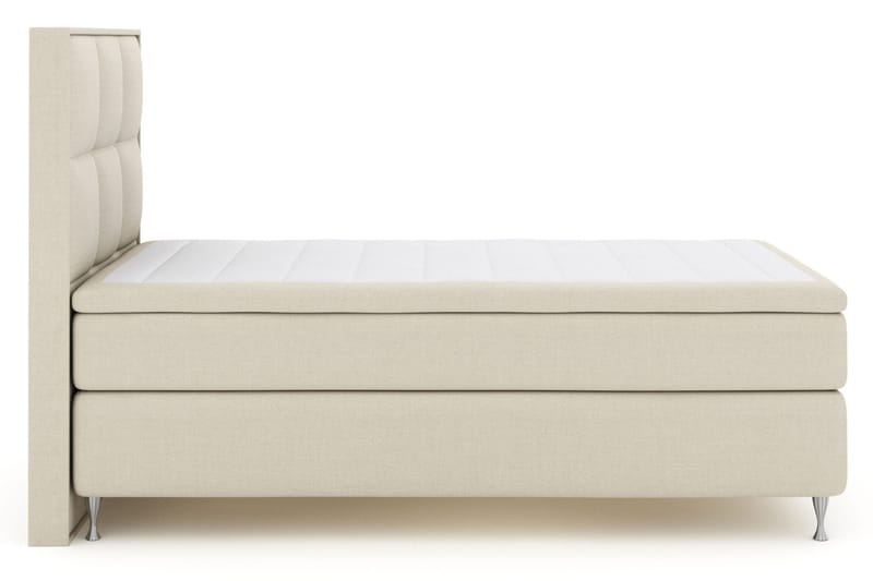 Select No 4 Komplett Sängpaket 140x200 Medium, Beige/Silver