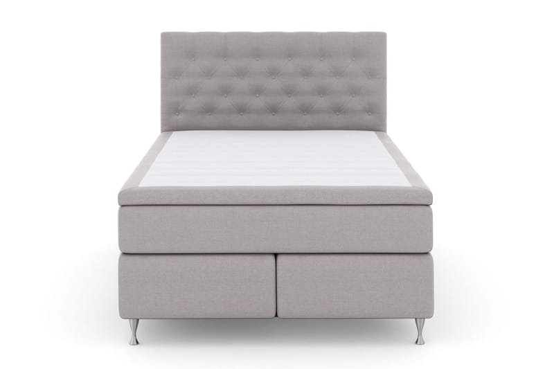 Select No 4 Komplett Sängpaket 140x200 Medium - Ljusgrå/Silver - Products - Möbler - Säng - Kontinentalsäng