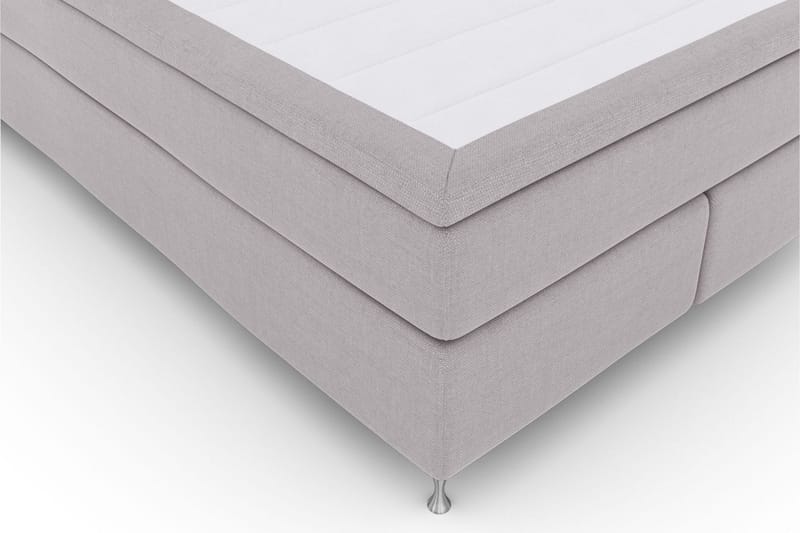 Select No 4 Komplett Sängpaket 140x200 Medium - Ljusgrå/Silver - Products - Möbler - Säng - Kontinentalsäng