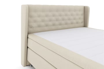 Select No 4 Komplett Sängpaket 160x200 Fast - Beige/Silver - Products - Möbler - Säng - Kontinentalsäng